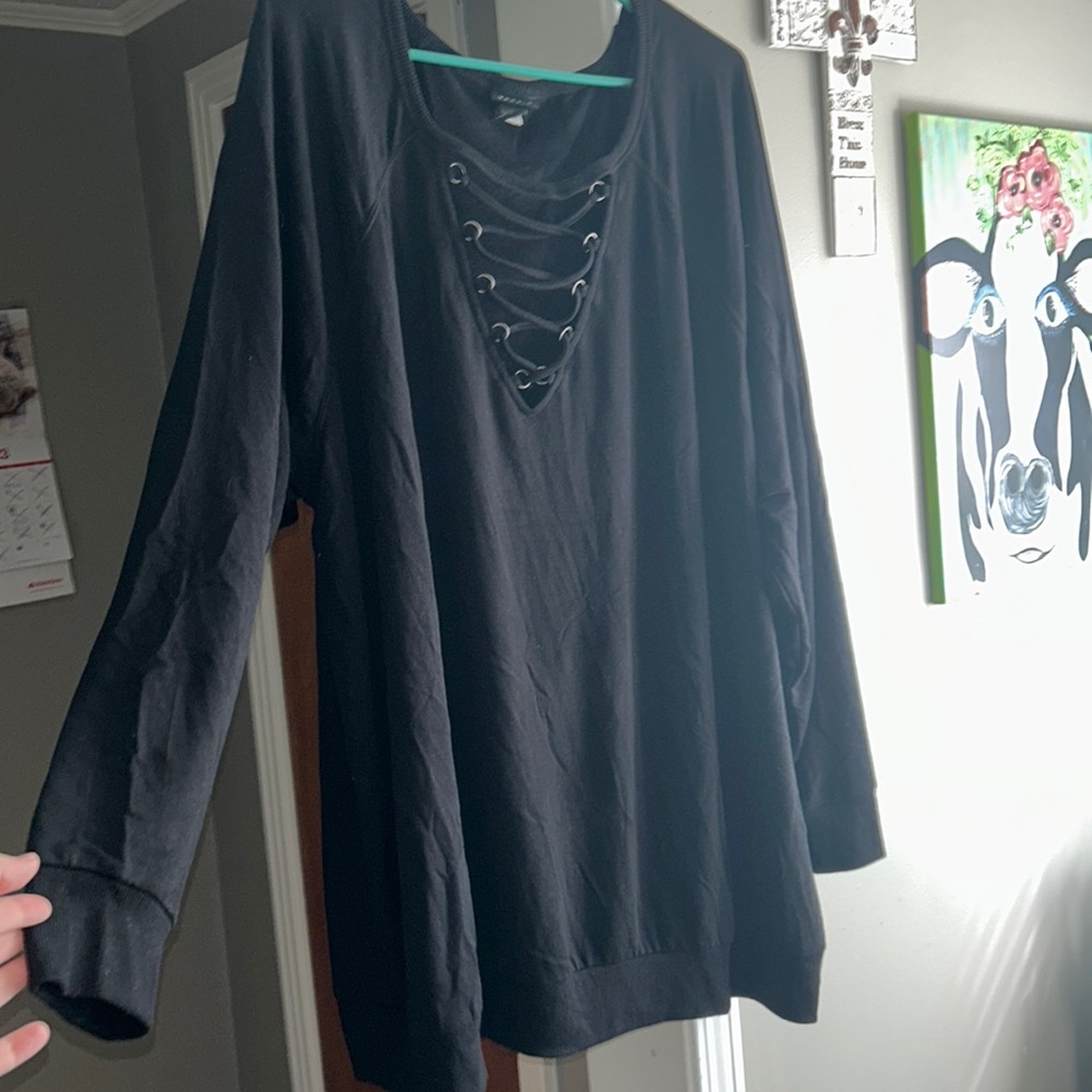 Torrid cross cross front long sleeve